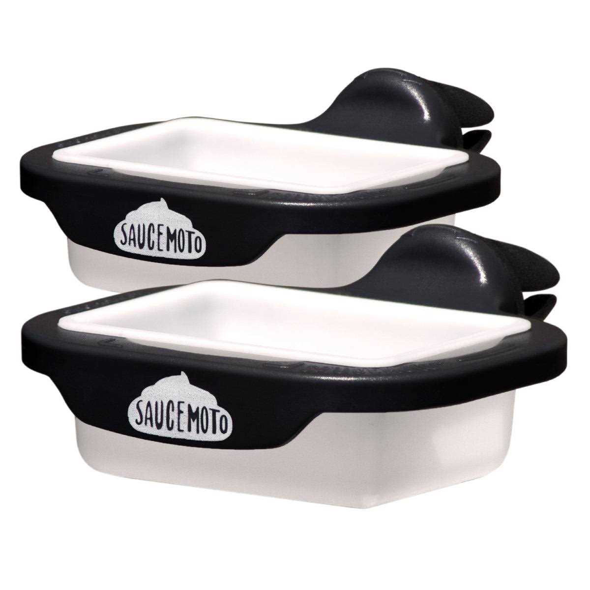 Saucemoto Dip Clip An in car sauce holder for ketchup and dipping sauces. As seen on Shark Tank