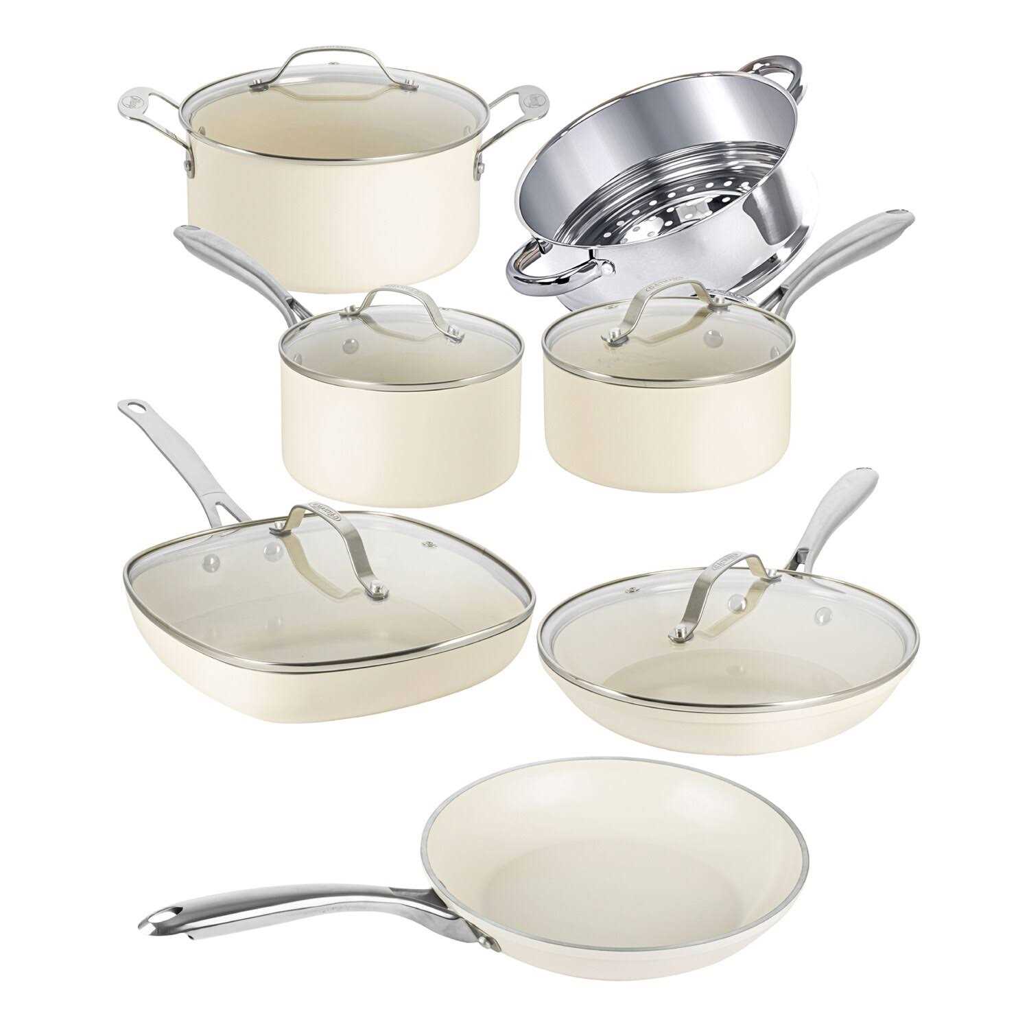 Gotham Steel Natural Collection 12-Piece Cookware Set