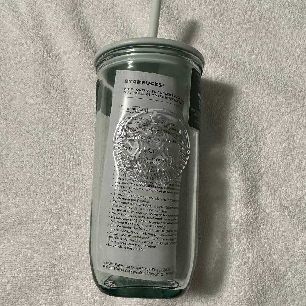 Starbucks Accessories Starbucks Recycled Glass Triangle Mint Green Core Cold Cup Tumbler 2023 New