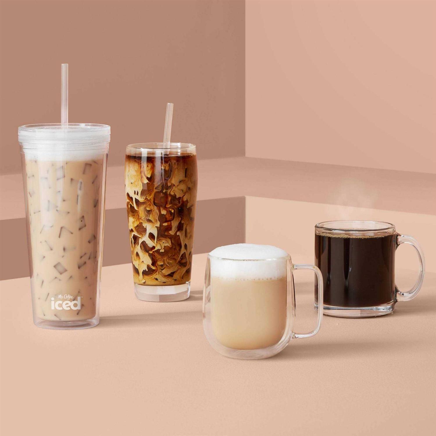 Mr. Coffee 4-in-1 Single-Serve Latte Lux, Iced, and Hot Coffee Maker with Milk Frother Mr. Coffee