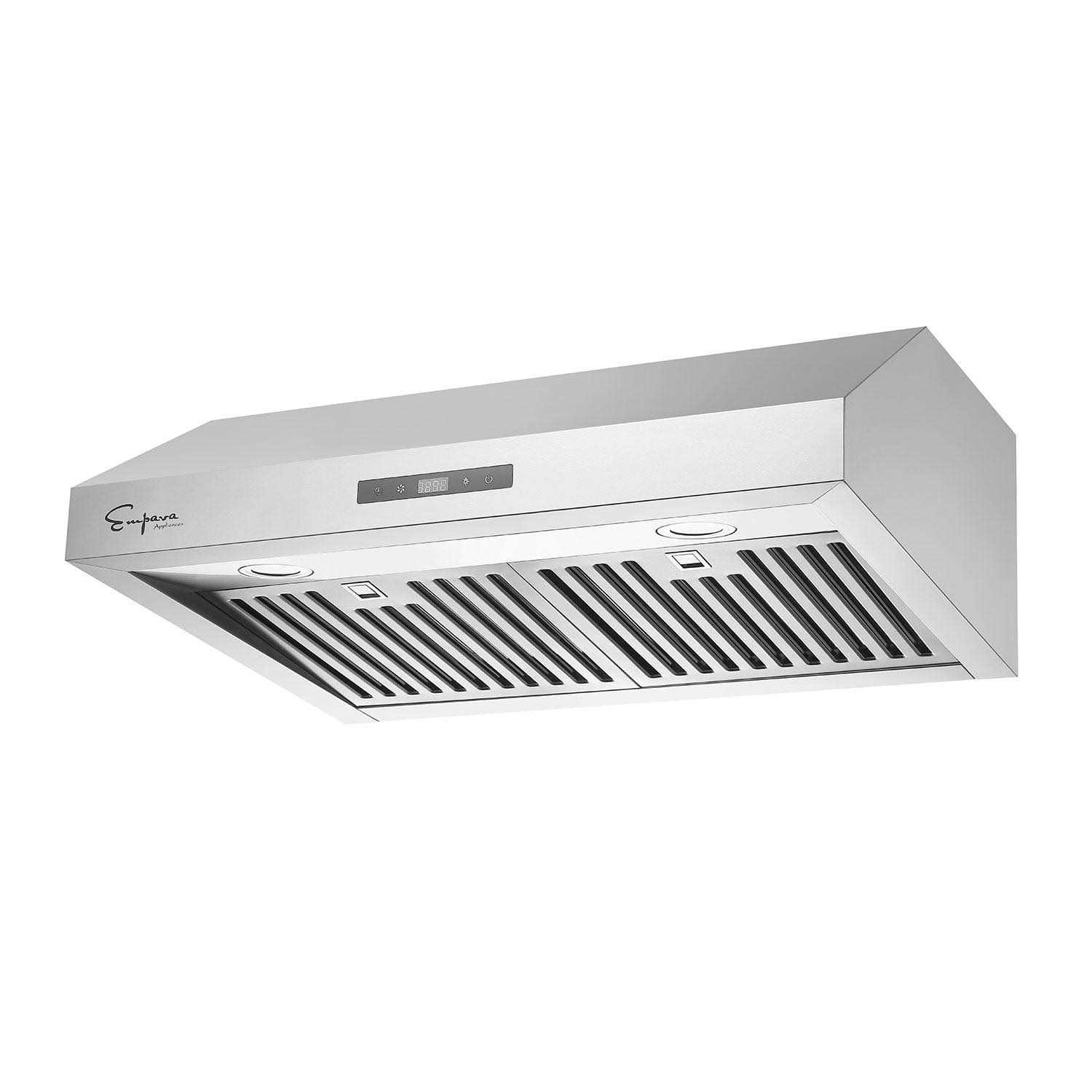 Empava 30 in. 400 CFM Ductless Kitchen Under Cabinet Range Hood EMP-30RH07