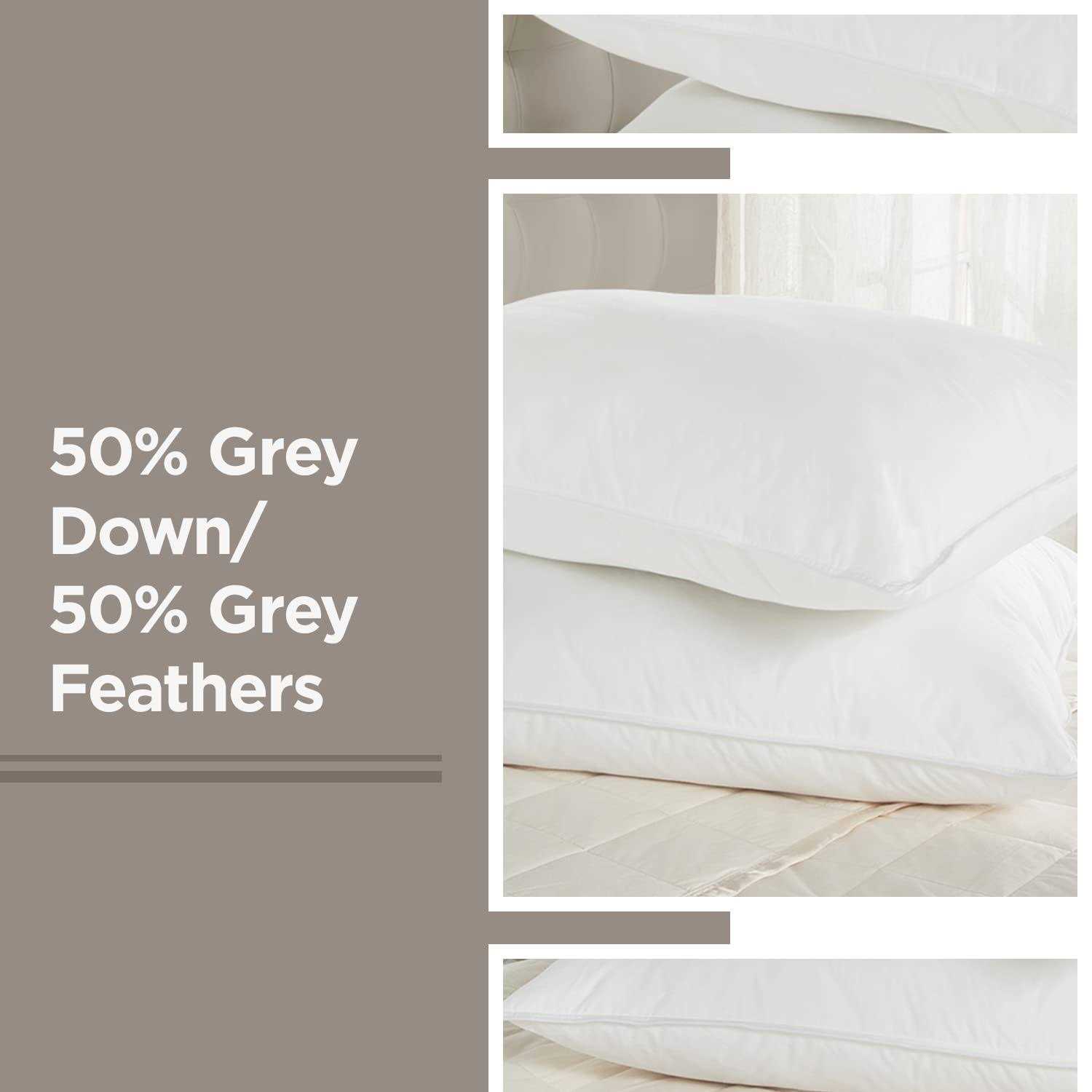 Downlite Hotel Resort 50-50 Down Feather Blend Pillow