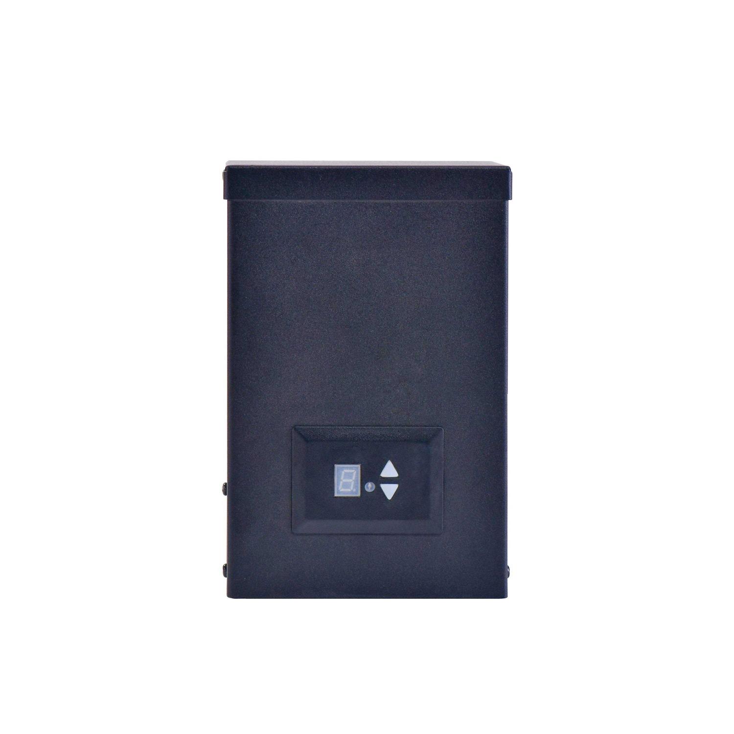 Portfolio 200-Watt 12-Volt Multi-Tap Landscape Lighting Transformer with Digital Timer & Dusk-to-Dawn Sensor 8201080416-1