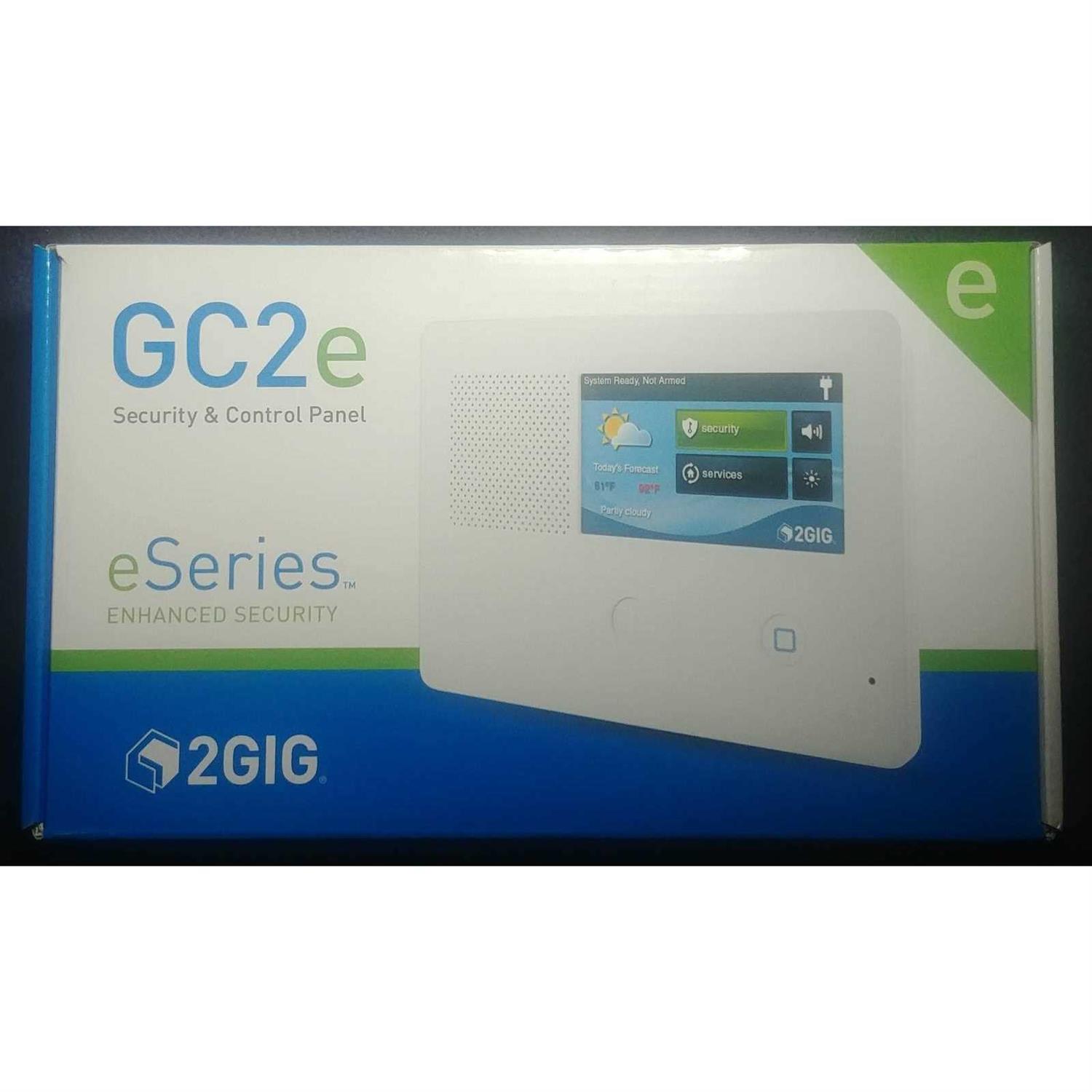 2GIG GC2e eSeries Security & Home Automation Control Panel 2GIG-GC2E-345