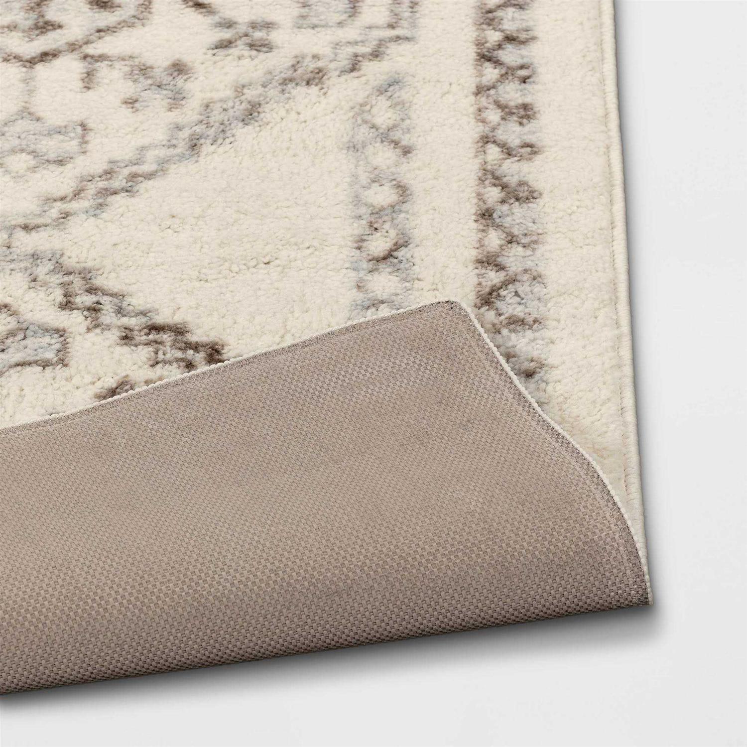 Threshold Kensington Washable Persian Style Rug Cream