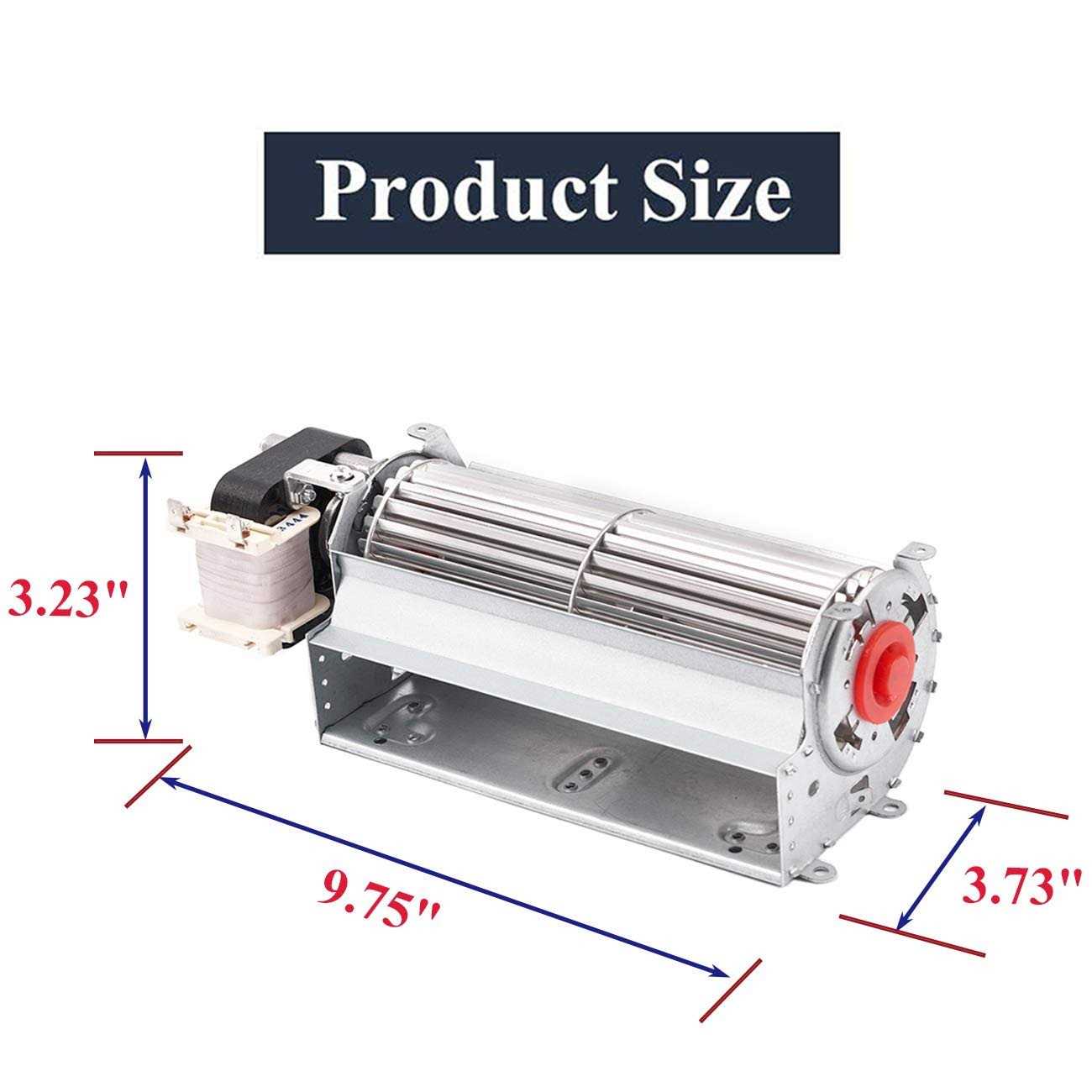 Replacement Fireplace Blower Fan Kit for Continental Napoleon Fireplaces