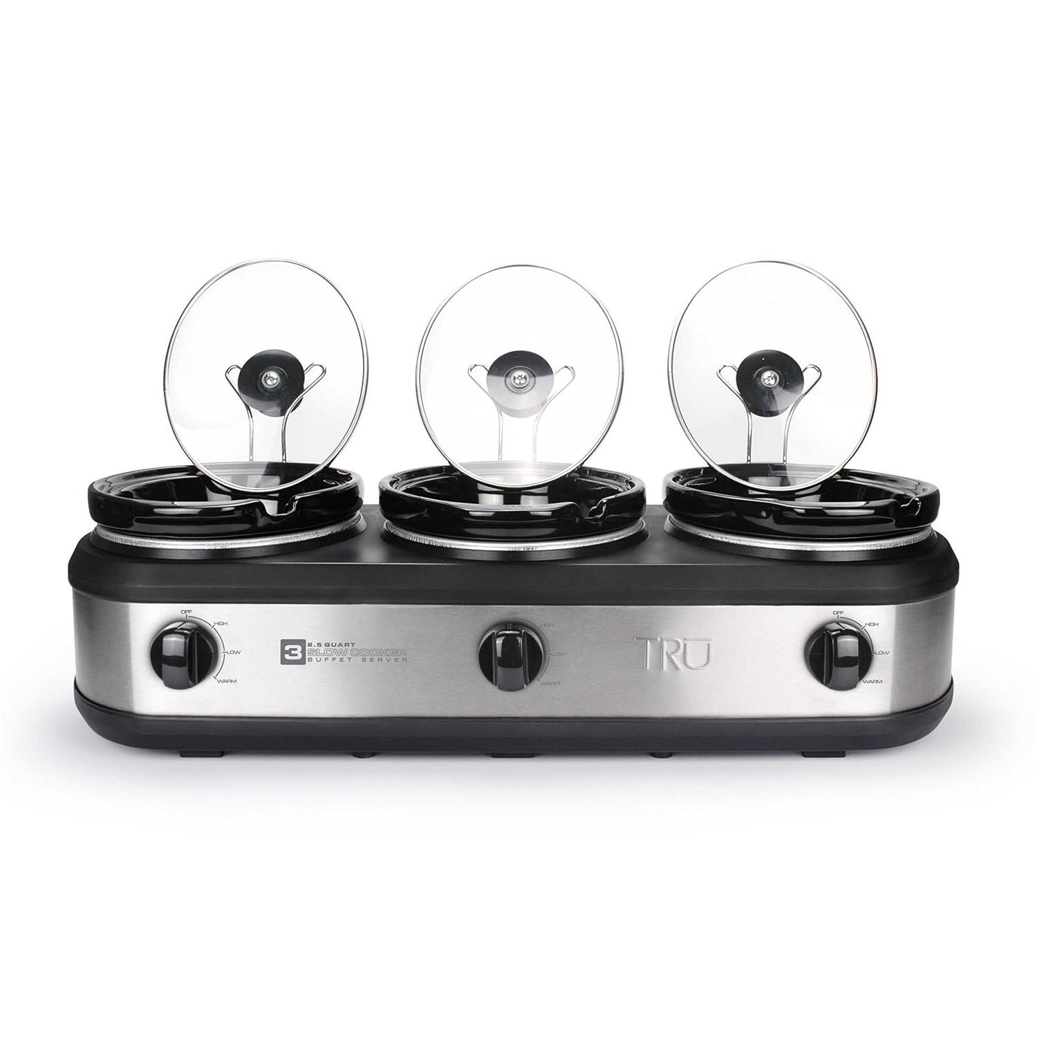 TRU Triple Slow Cooker