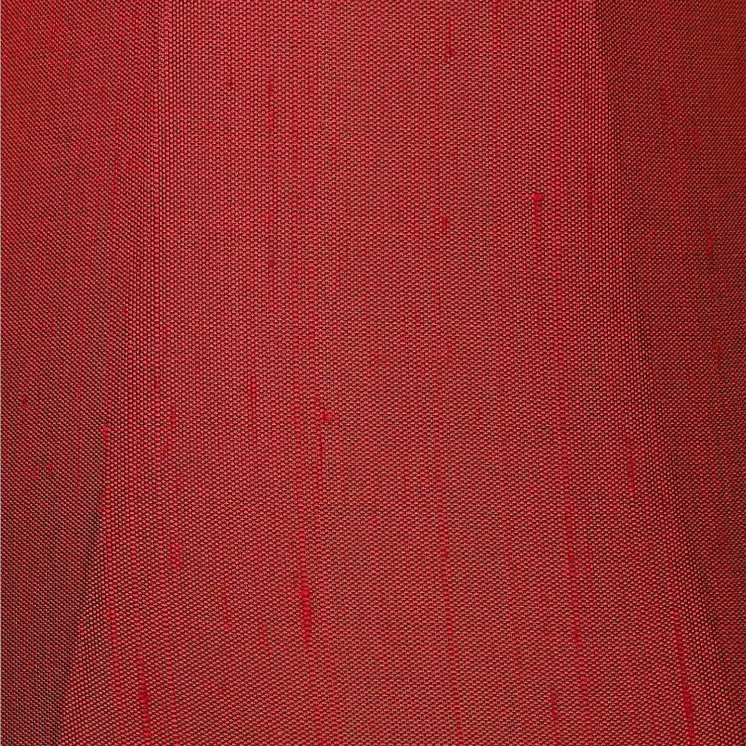 Springcrest Set Bell Lamp Shades Deep Red Faux Silk Small 3 Top x 6 Bottom x 5 High Candelabra Clip-On Fitting