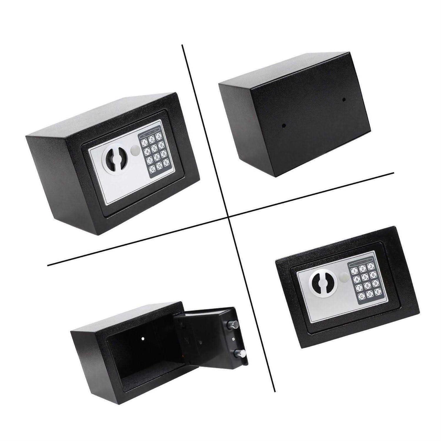 Yuanshikj Electronic Deluxe Digital Security Safe Box Key Keypad Lock Home Office Hotel Business Jewelry Gun Cash Use Storage money