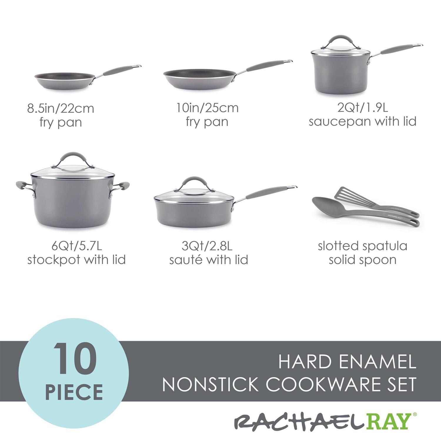 Rachael Ray Cucina Enamel Nonstick Cookware and Set