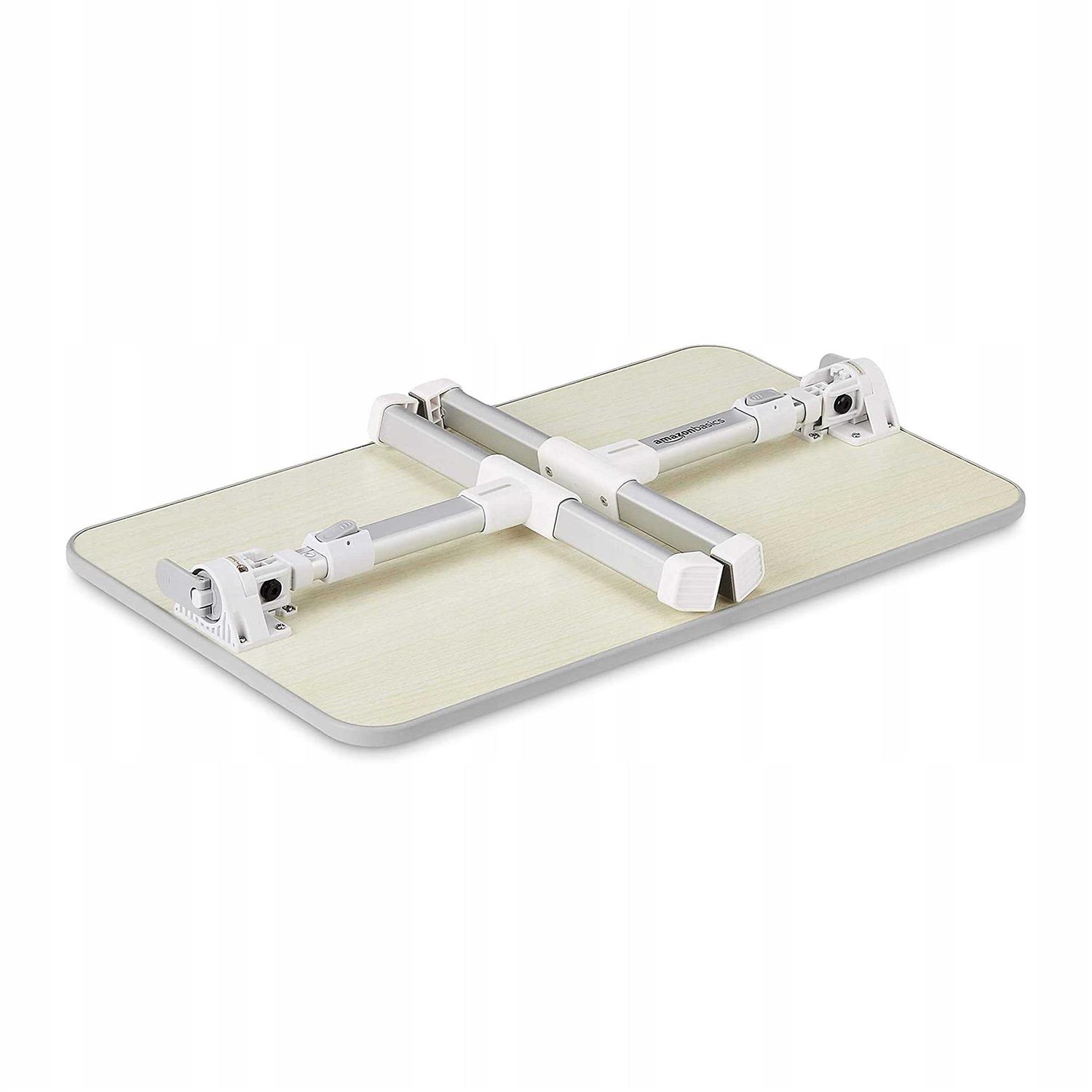 Amazon Basics Adjustable Tray Table Lap Desk Fits up to 17-Inch Laptop