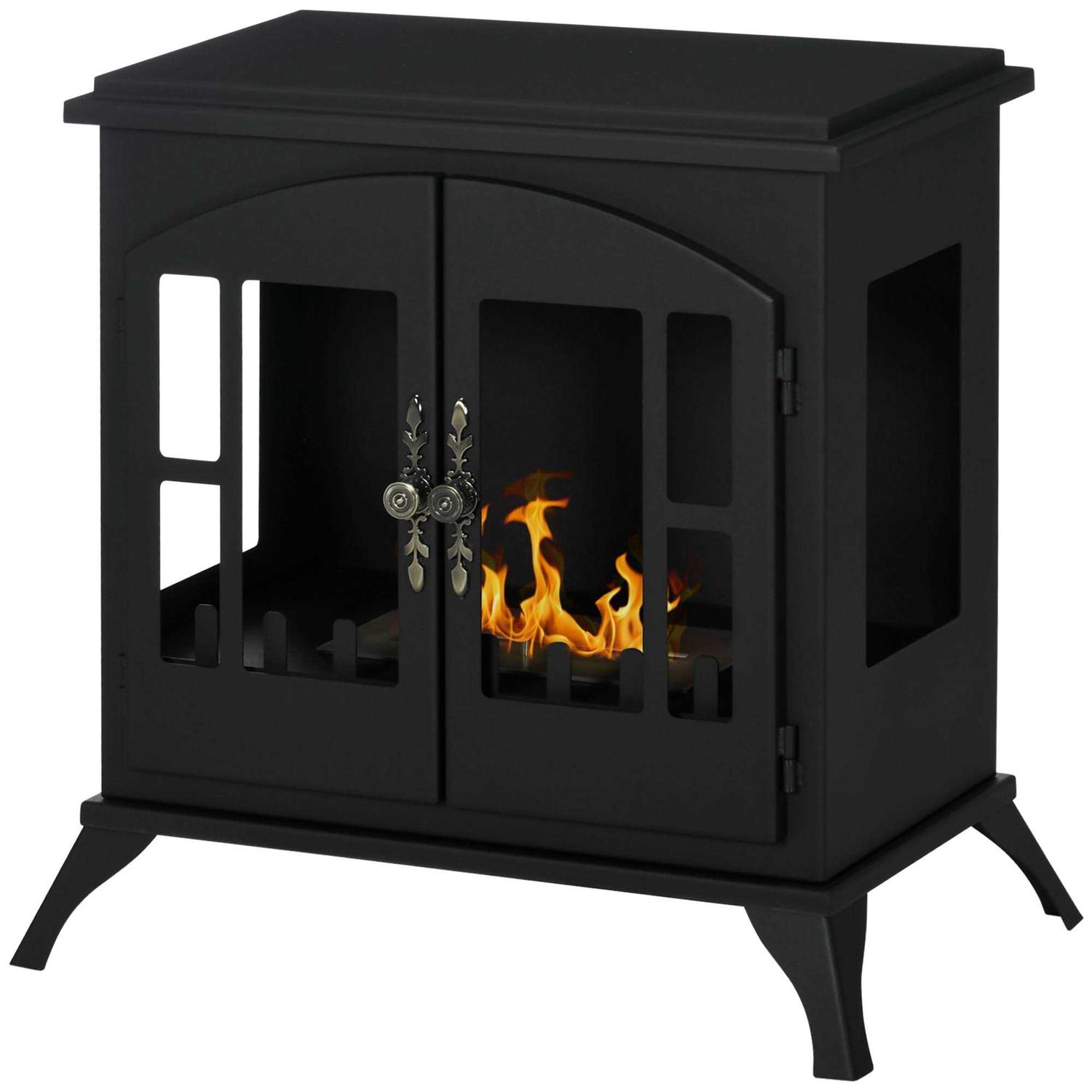 Homcom Freestanding Ethanol Fireplace Stove