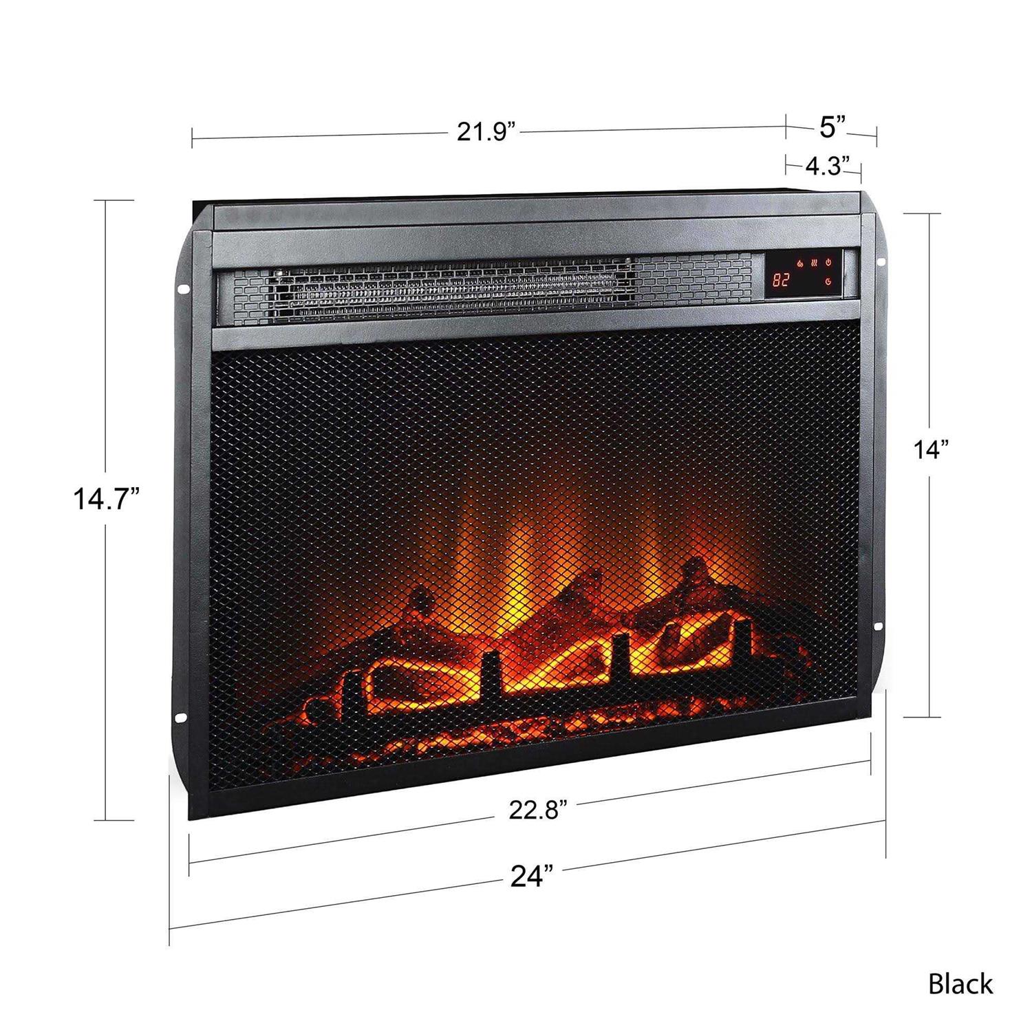 AltraFlame 23 x 14 Electric Fireplace Insert with Mesh Front