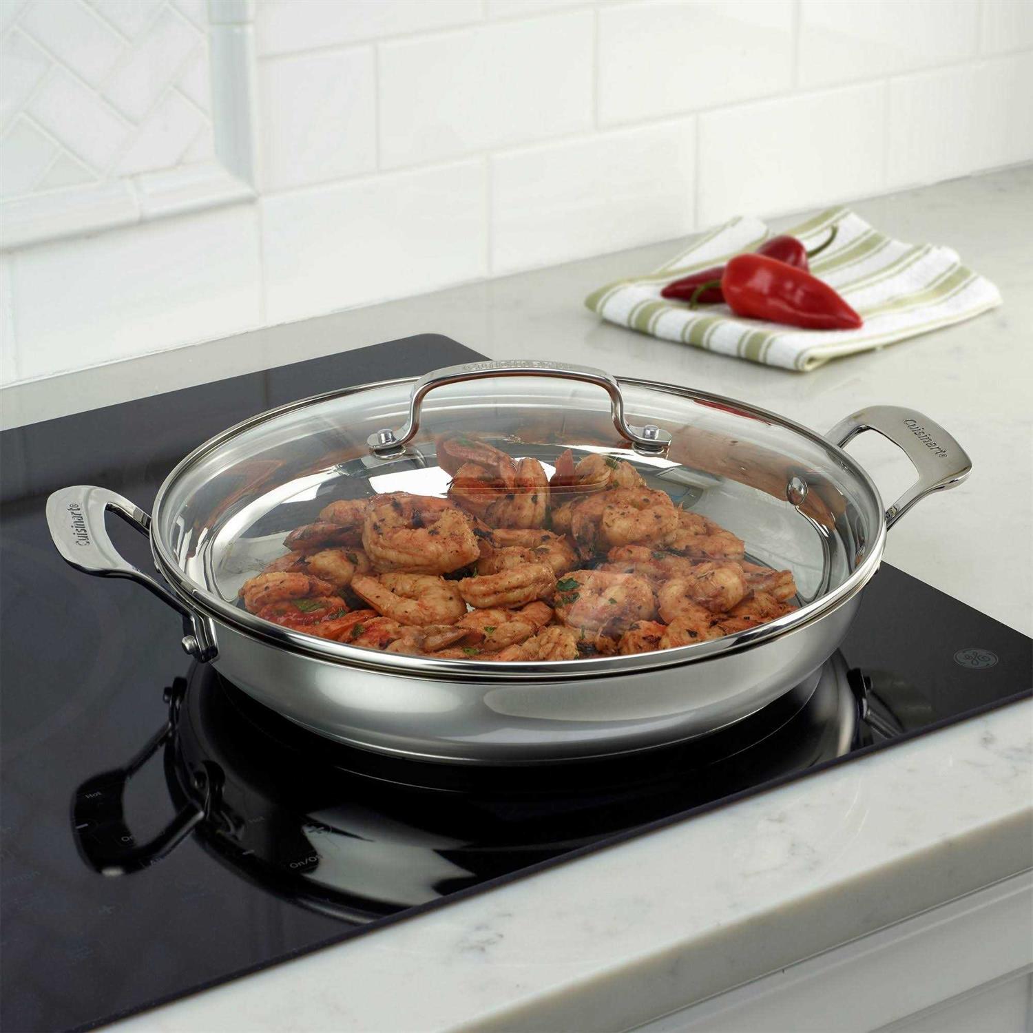 Cuisinart Classic 12 Stainless Steel Everyday Pan with Cover