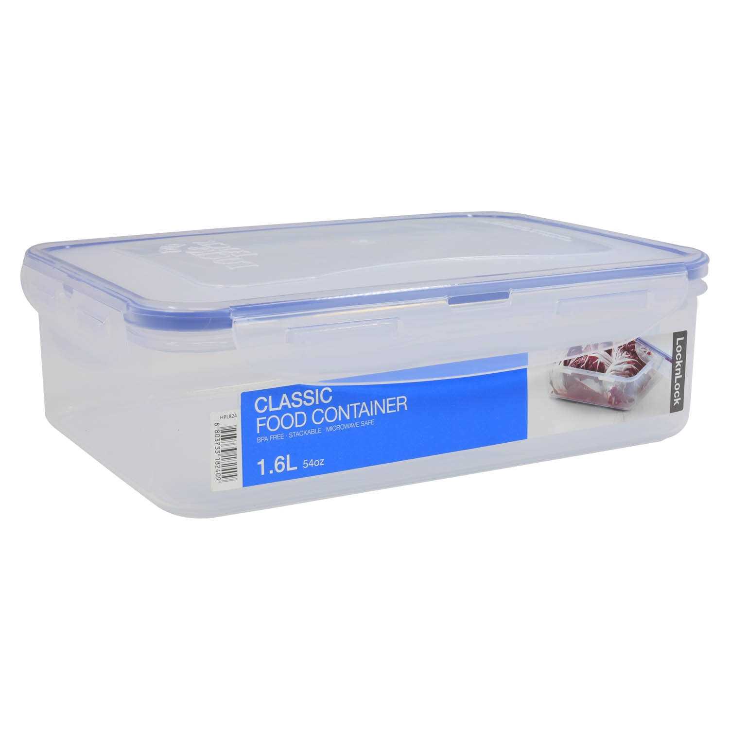 Lock & Lock 54 oz Easy Essentials Rectangular Food Storage Container