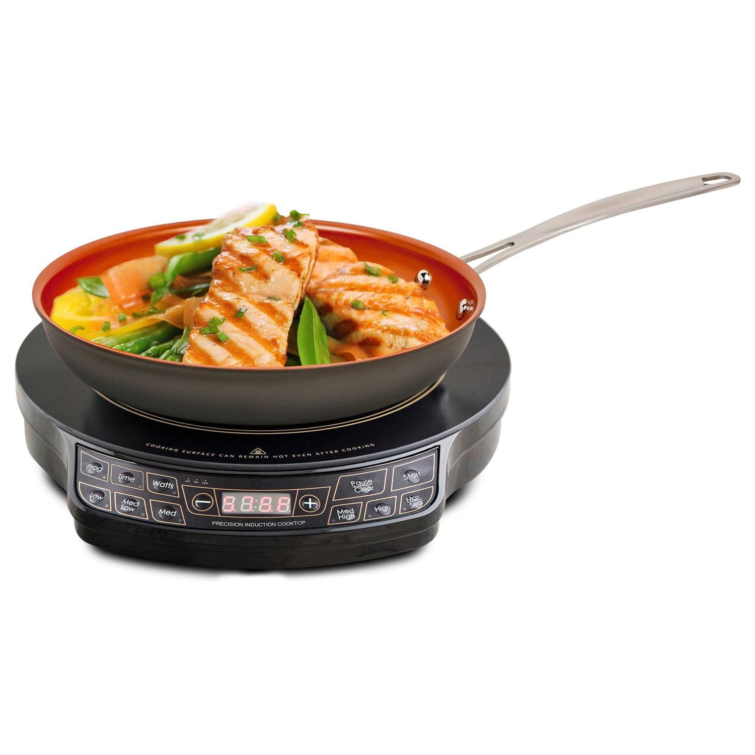 Nuwave Gold Precision Induction Cooktop Portable Powerful with Large 8” Heating Coil,100°F to 575°F