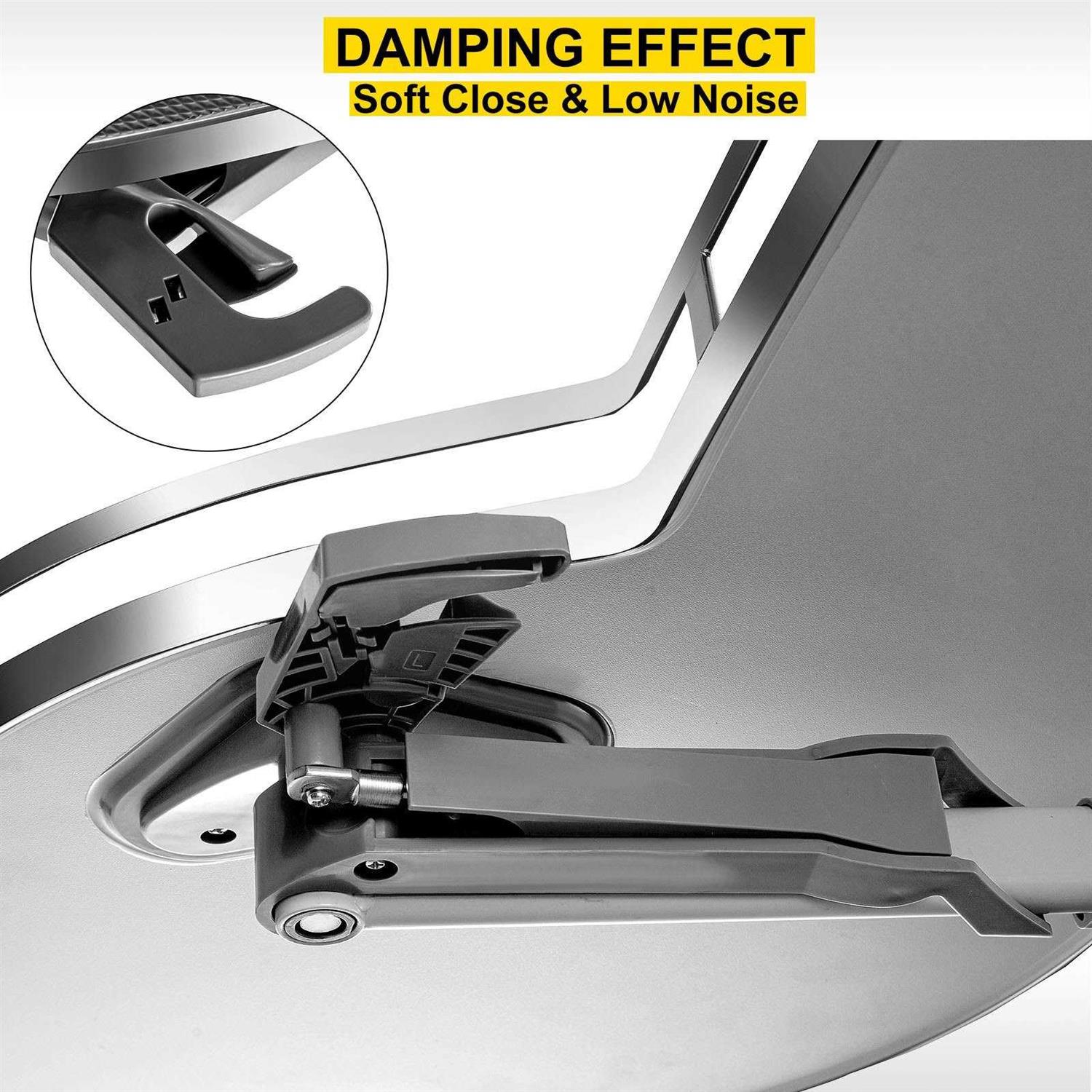 VEVOR Swing Blind Corner Cabinet Pull Out for 36 in. Cabinet 2-Tier Swing Tray Soft Close Cloud Blind