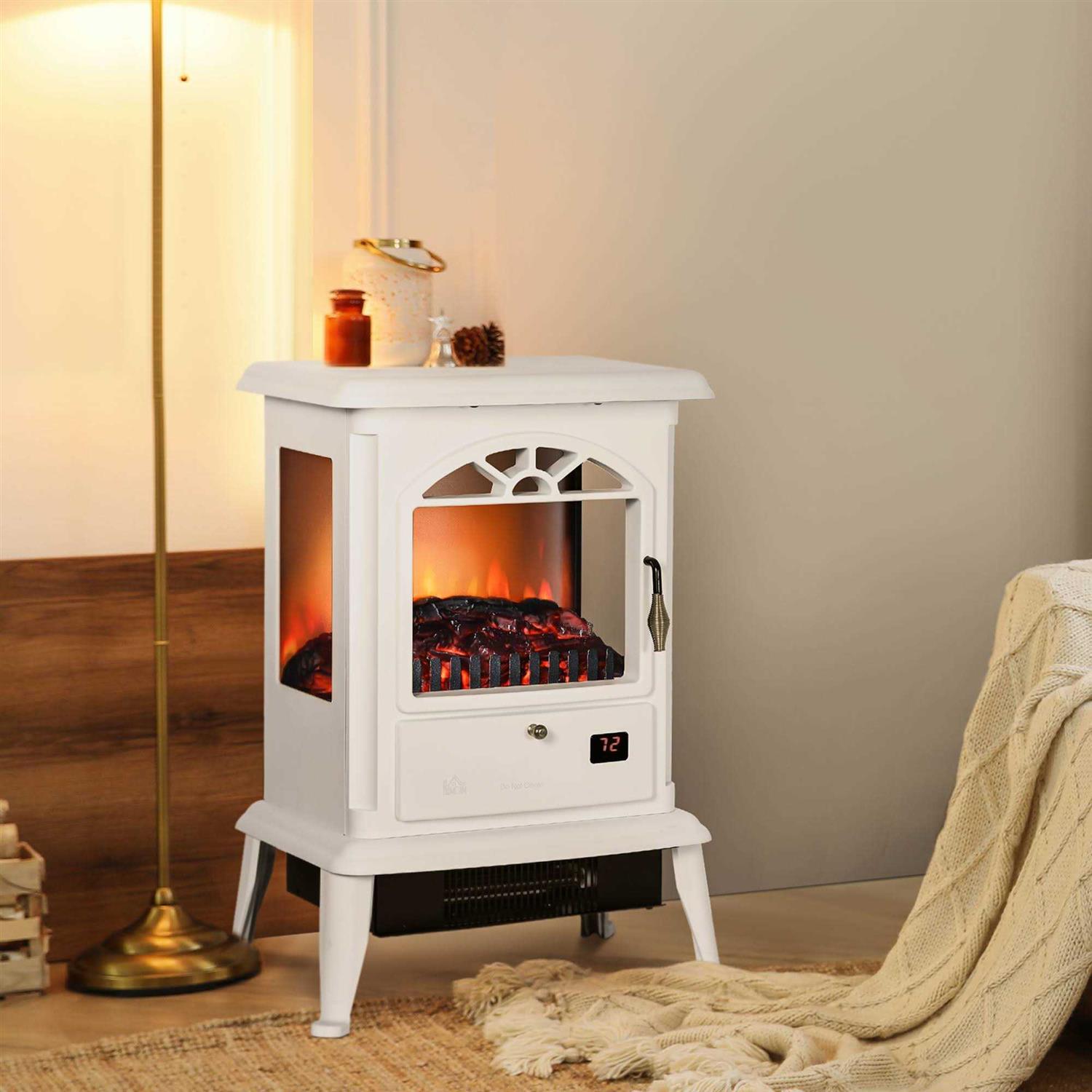 HOMCOM Electric Infrared Fireplace Stove