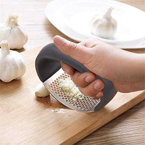 Garlic Press Crusher Rockerszyikuer Garlic Press Rocker Stainless Steel Ginger Crusher Squeezer Mincer Kitchen Gadget Tool
