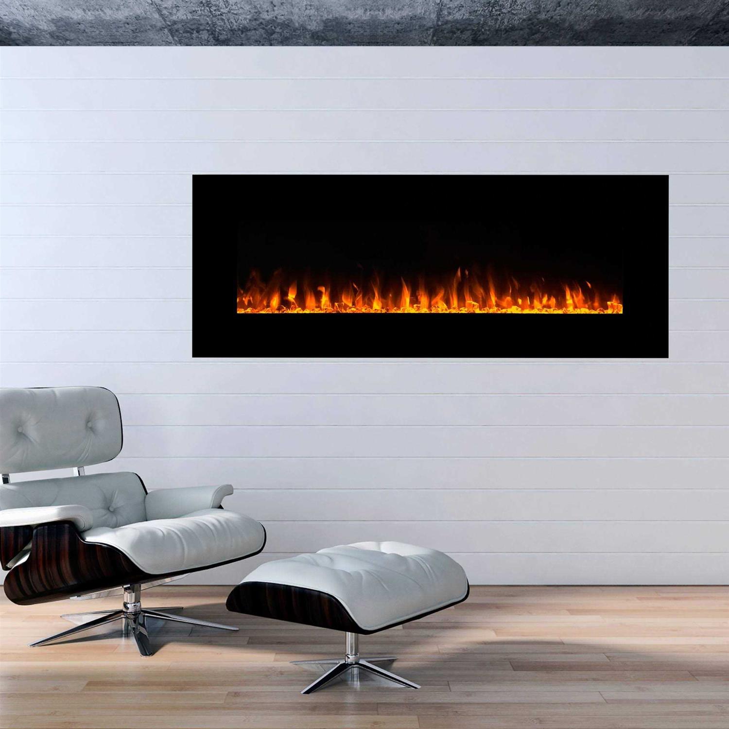Northwest LED Fire and Ice Electric Fireplace with Remote