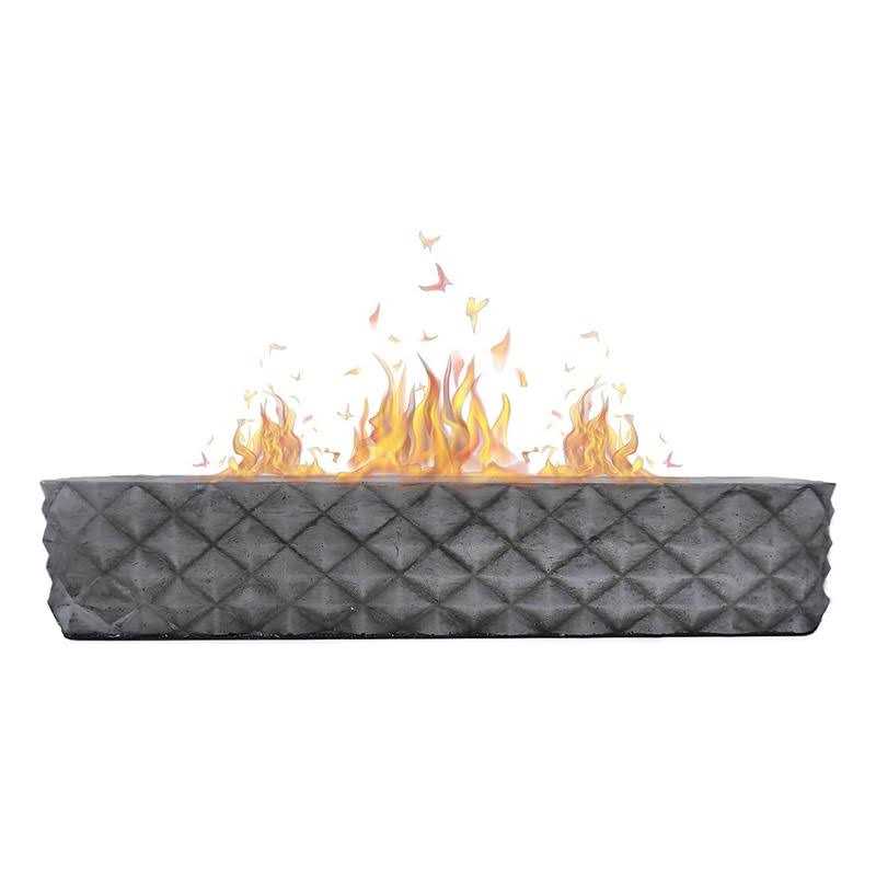 ROUNDFIRE Large Rectangle Tabletop Fire Pit