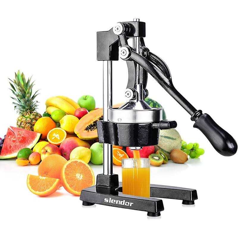 Eurolux Cast Iron Citrus Juicer Extra-Large Commercial Grade Manual Hand Press