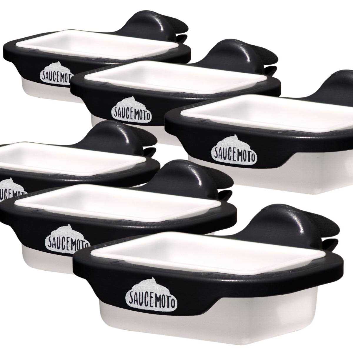 Saucemoto Dip Clip An in car sauce holder for ketchup and dipping sauces. As seen on Shark Tank