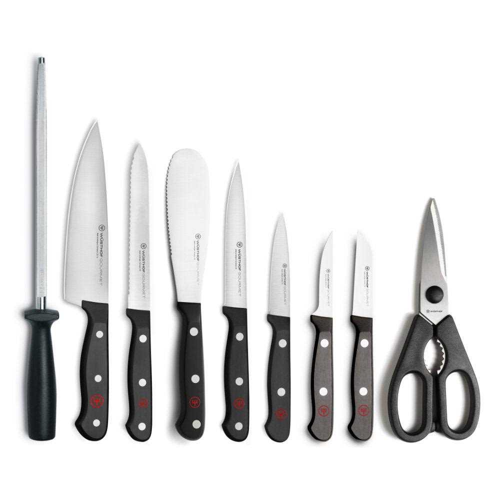 Wusthof Gourmet 10-Piece Knife Block Set