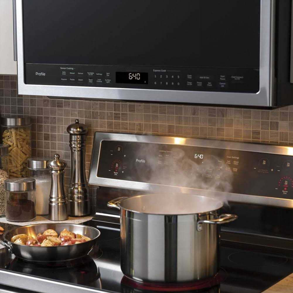GE Profile 2.1 Cu. Ft. Over-the-Range Sensor Microwave Oven