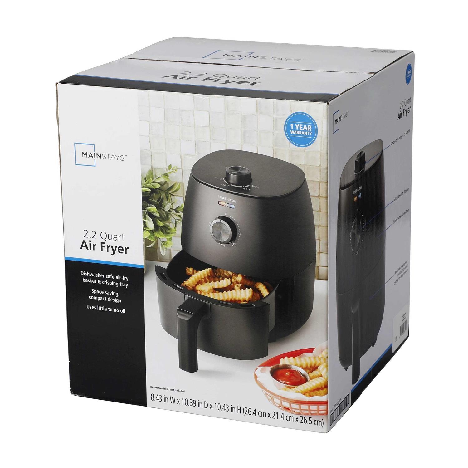 Mainstays 2.2 Quart Compact Air Fryer