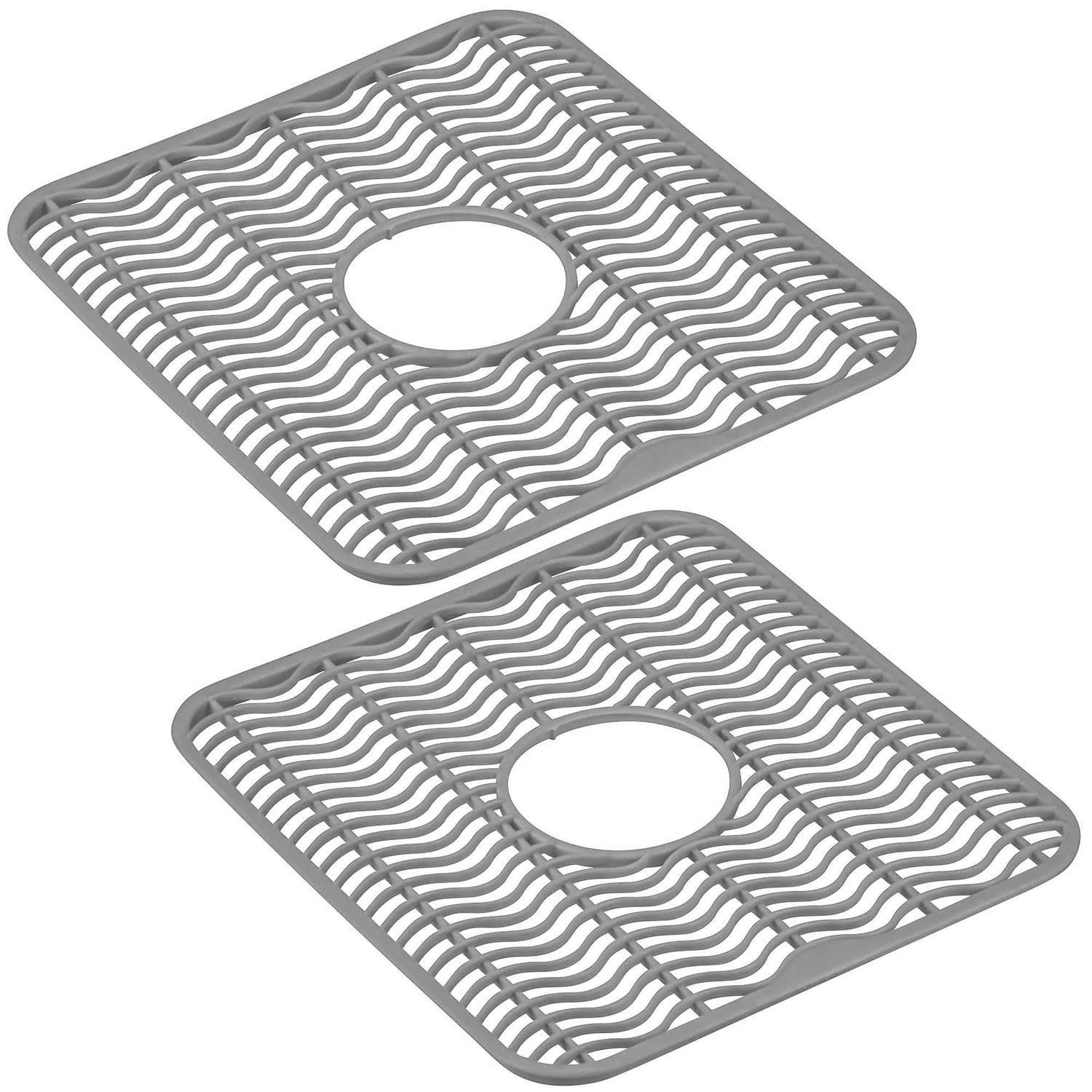 Decorrack 2 Sink Protectors 12 x 11 inches Each Kitchen Sink Dish Rack