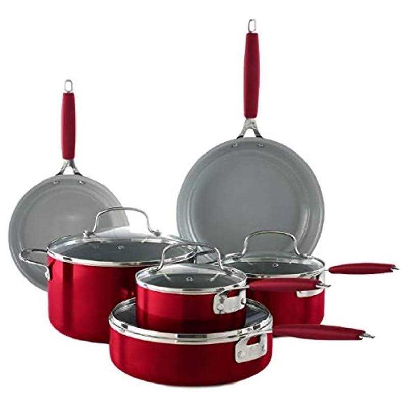 Food Network 10-pc. Nonstick Ceramic Cookware Set