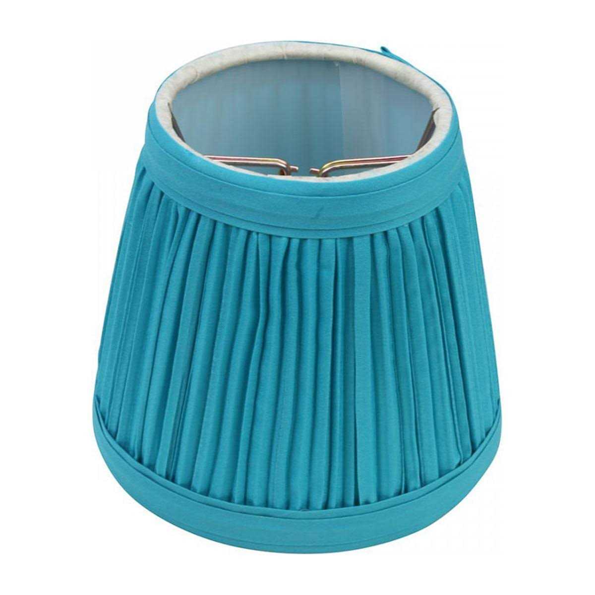 Renovators Supply Clip On Lamp Shade Fabric 4 inch Mini Clip Pleated