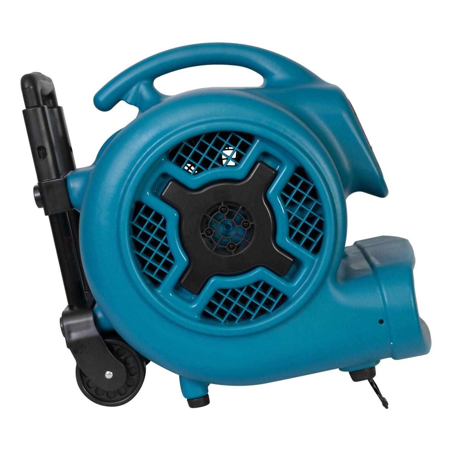 XPOWER Air Mover with Telescopic Handle and Wheels