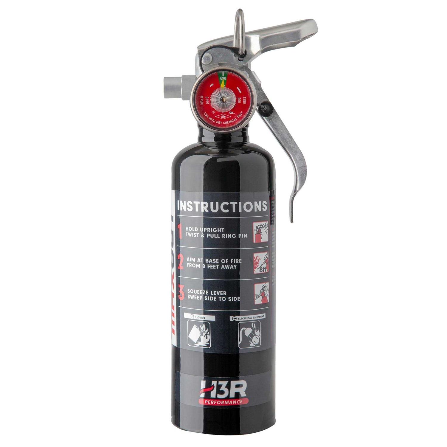 H3R Performance MaxOut Dry Chemical Fire Extinguisher MX100