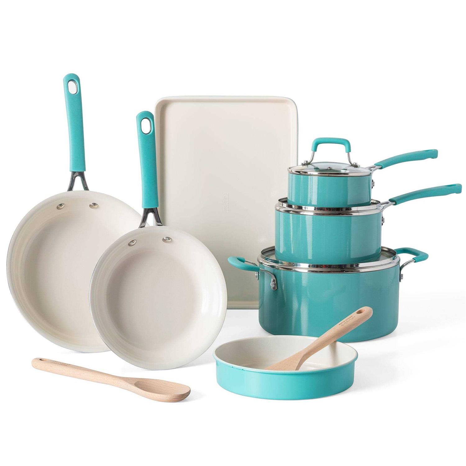 Martha Stewart Everyday Charlemont 12-Piece Aluminum Cookware Set