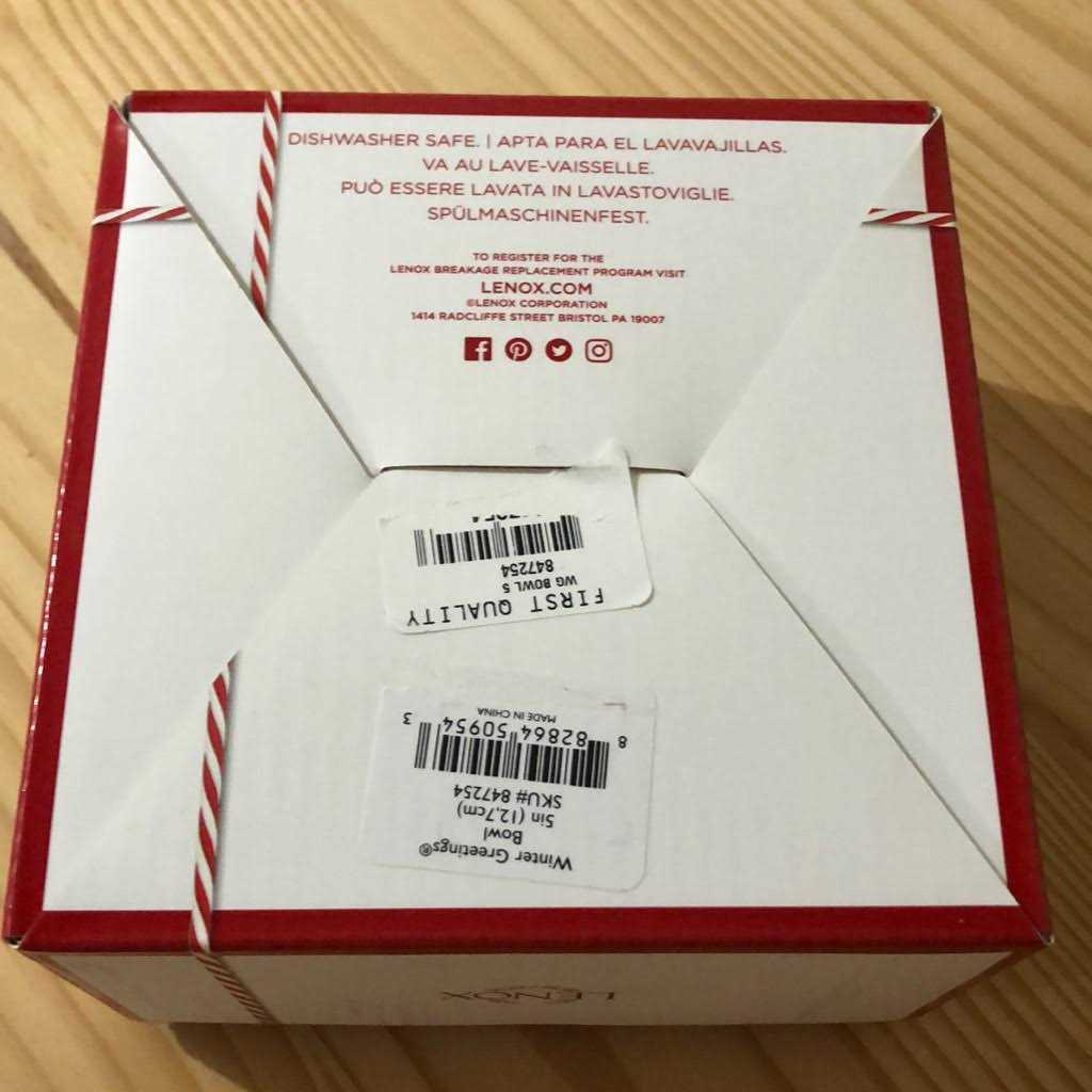 Lenox Winter Greetings Bowl