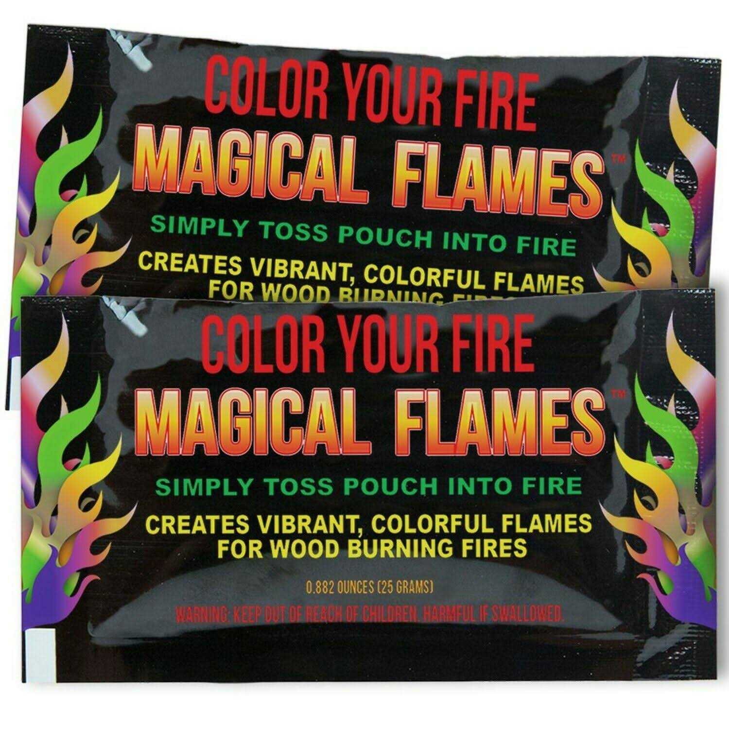 Magical Flames Fire Color Changing Packets for Campfires Fire Pit