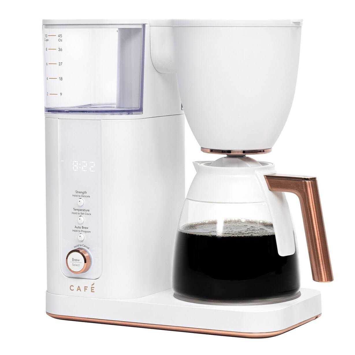 Cafe Specialty Drip Coffee Maker with Glass Carafe