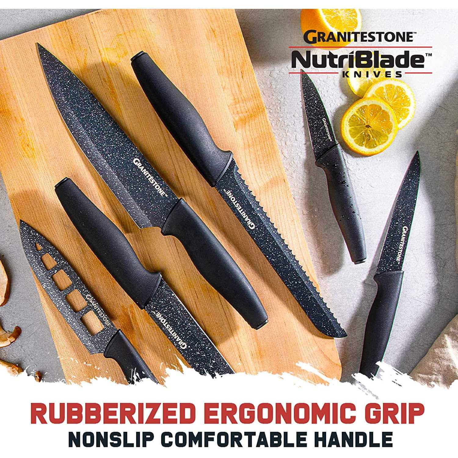 Granitestone Nutriblade 6 Piece Knife Set