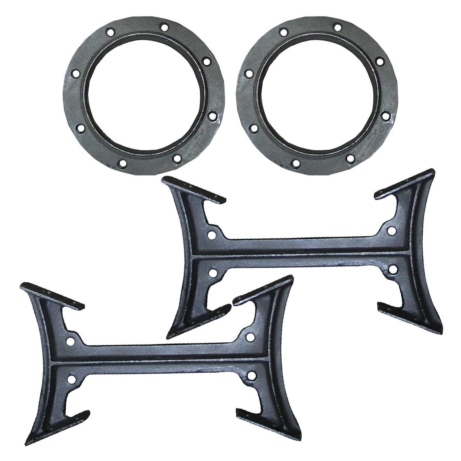 US Stove Double Barrel Stove Kit BKAD500