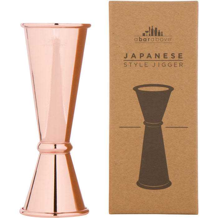 A Bar Above Premium Japanese Jigger with 8 Measurements Inside