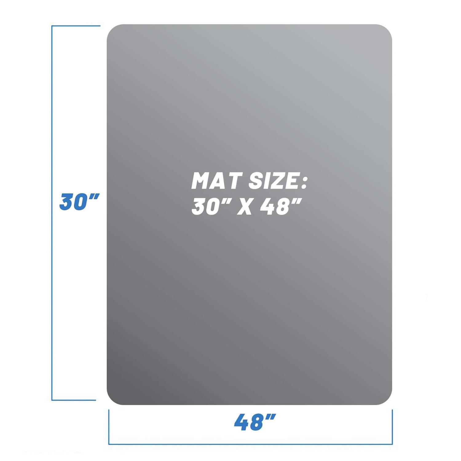 Carpet Chair Mats for Home Office 30×48 Rectangular Chair Mat for Carpets