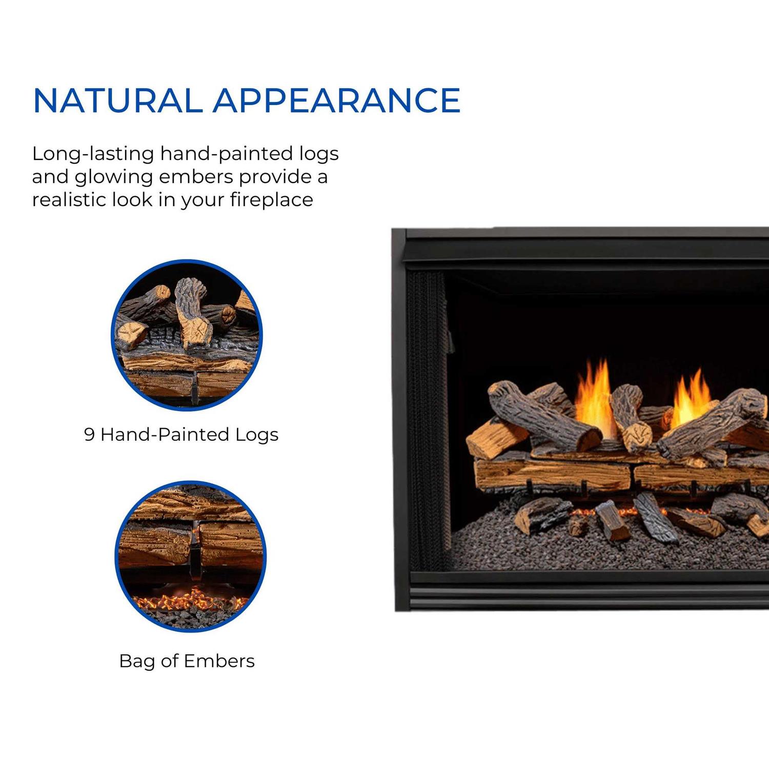 Duluth Forge Ventless Gas Log Set