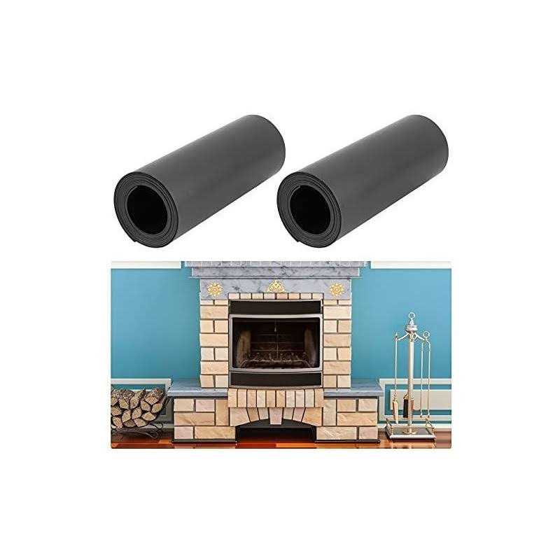 Magnetic Fireplace Draft Stopper 2pcs Fireplace Vent Covers, Screen Insulation Blocker for Winter Indoor Prevent Cold Air and Heat Loss