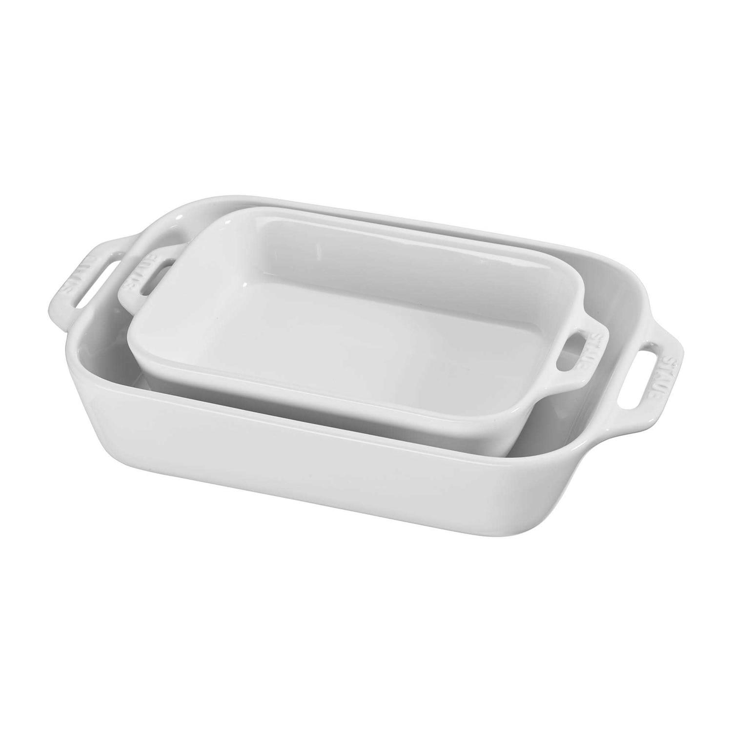 Staub Ceramic Rectangular Baking Dish 2-Piece Set