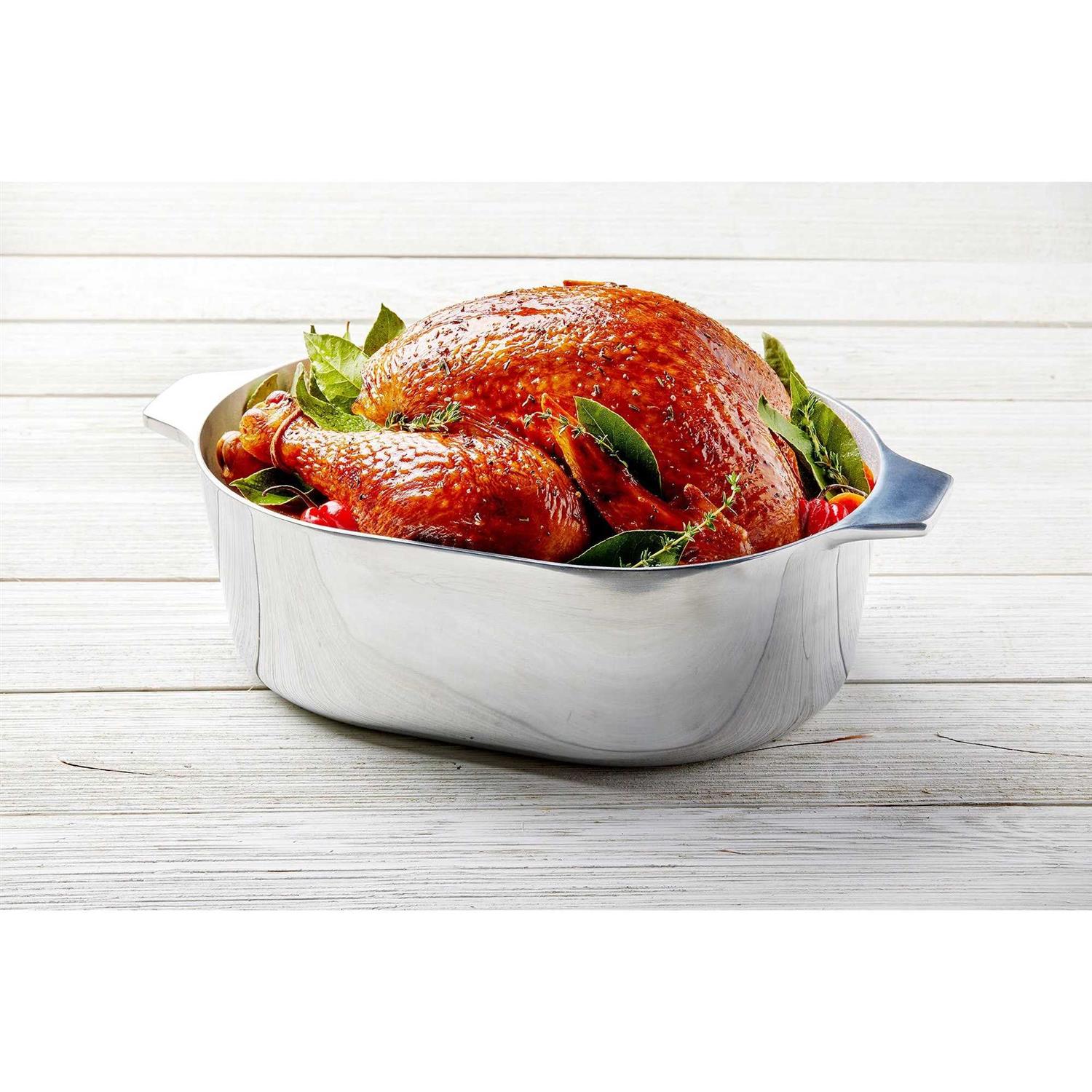 Imusa 18 inch Cajun Oval Heavy Duty Aluminum Roaster