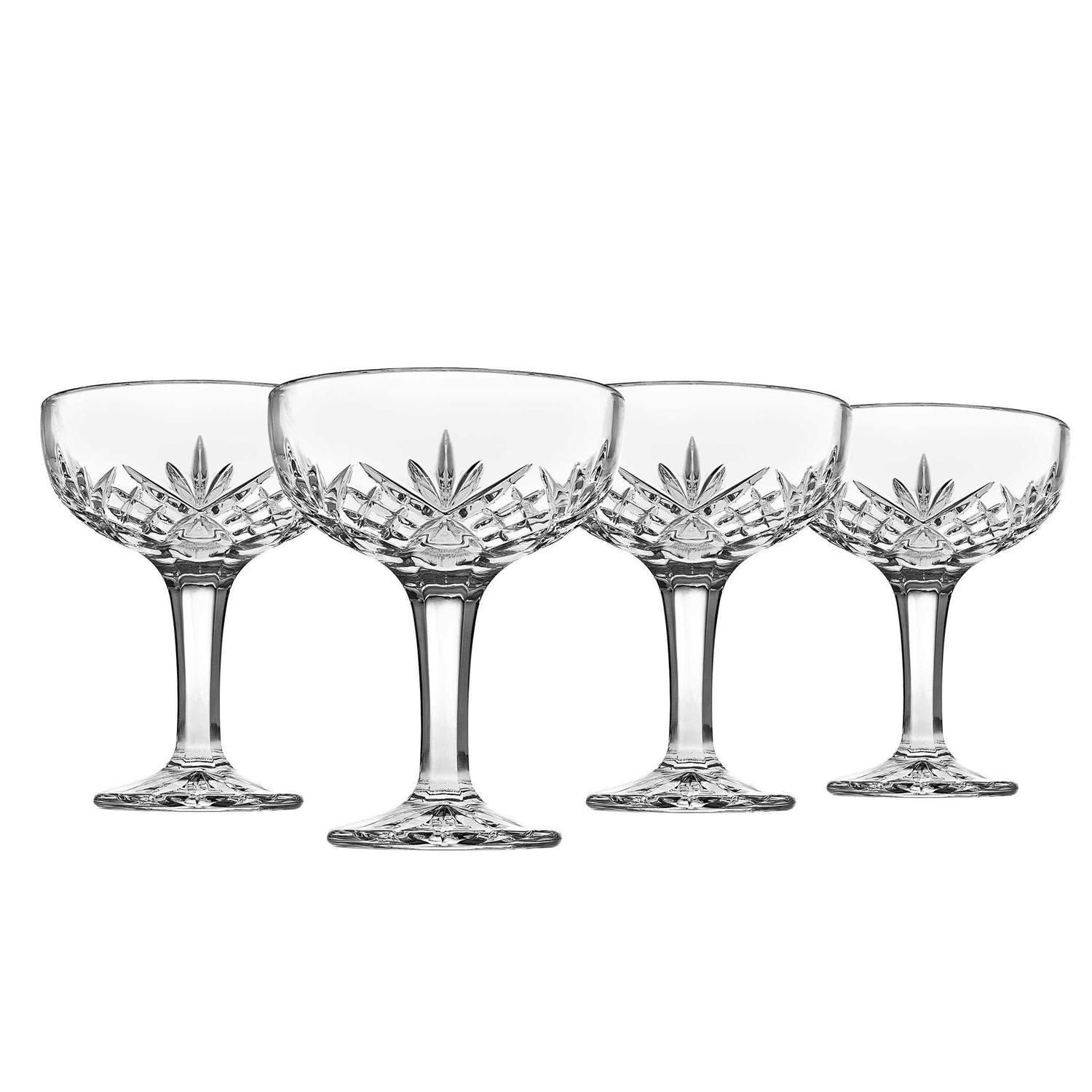 Godinger Dublin Champagne Coupe Glasses