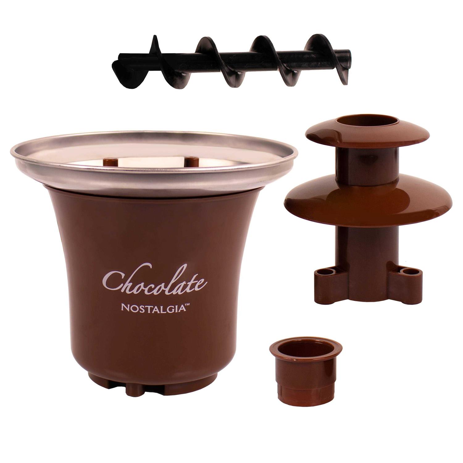 Nostalgia 3-Tier Chocolate Fondue Fountain CFF3BR
