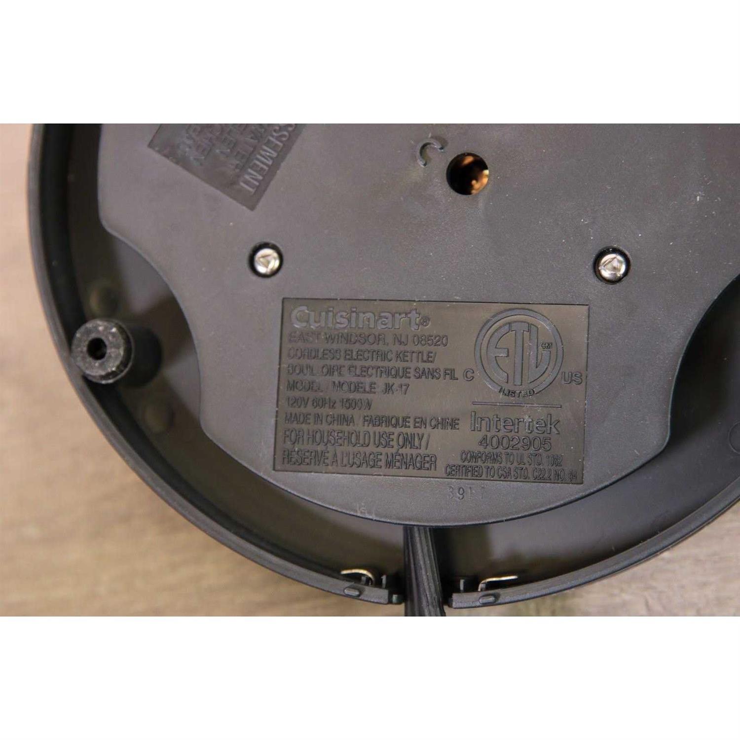 Cuisinart Cordless Electric Kettle